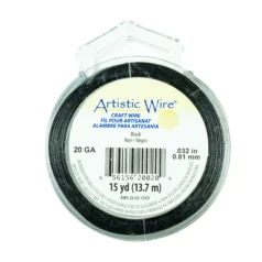 Alternative view of Artistic Wire 20ga. - Black (15 yards/spool)