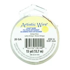 Alternative view of Artistic Wire 20ga. - Antique Brass  (15 yards/spool)