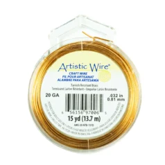 Alternative view of Artistic Wire 20ga. - Tarnish Resistant / Non-Tarnish Brass Base (15 yards/spool)