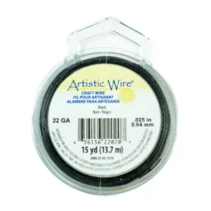 Alternative view of Artistic Wire 22ga. - Black (15 yards/spool)