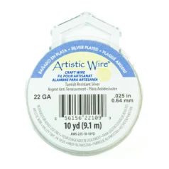 Alternative view of Artistic Wire SILVER 22ga. - Tarnish Resistant / Non-Tarnish Silver (10 yards/spool)