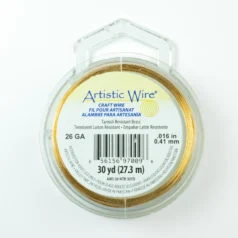 Alternative view of Artistic Wire 26ga. - Tarnish Resistant / Non-Tarnish Brass Base (30 yards/spool)