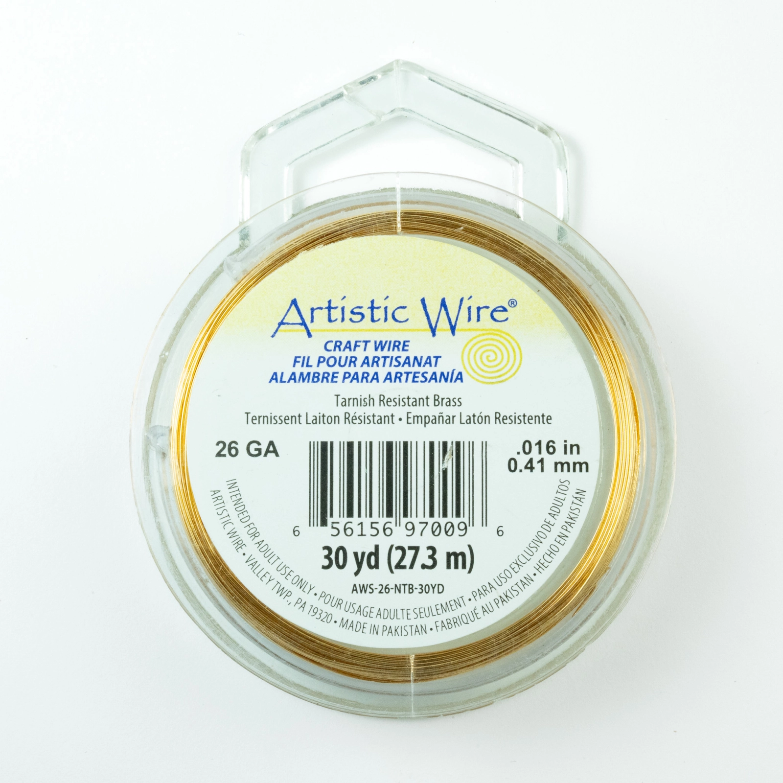 Artistic Wire 26ga. - Tarnish Resistant / Non-Tarnish Brass Base (30 yards/spool) - Image 2