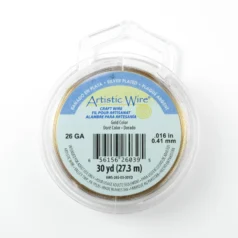 Alternative view of Artistic Wire SILVER 26ga. - Gold (30 yards/spool)