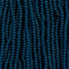 Czech Seed Beads, 11/0 - Transparent Matt Montana Blue (strung)