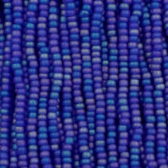 Czech Seed Beads, 11/0 - Transparent Matt Sapphire AB (strung)