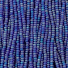 Czech Seed Beads, 11/0 - Transparent Matt Capri AB (strung)
