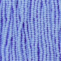 Czech Seed Beads, 11/0 - Opaque Light Blue (strung)