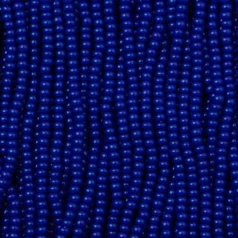 Czech Seed Beads, 11/0 - Opaque Dark Blue (strung)