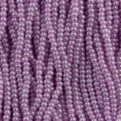Czech Seed Beads, 11/0 - Pearlized Purple (strung)