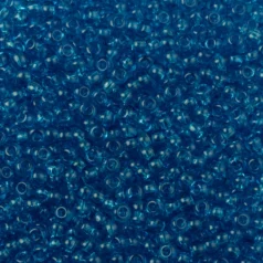 Czech Seed Beads, 8/0 - Transparent Aquamarine (loose)