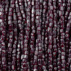 Czech Seed Beads, 9/0, 3-Cut - Transparent Lustre Garnet (strung)
