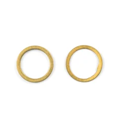 Brass Round Connector 10x1x1mm