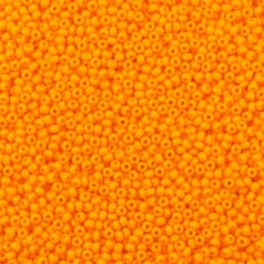 Czech Seed Beads, 11/0 - Opaque Light Orange (loose)