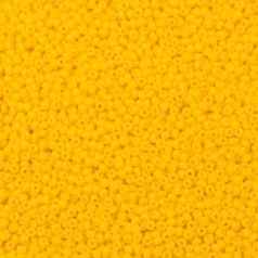 Czech Seed Beads, 11/0 - Opaque Yellow (loose)