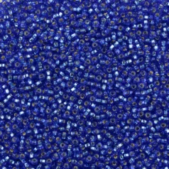Czech Seed Beads, 10/0 - Silverlined Sapphire (loose)