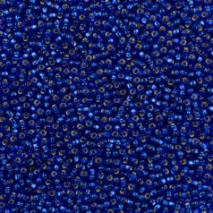 Czech Seed Beads, 10/0 - Silverlined Dark Blue sq.h (loose)