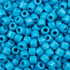 Preciosa  Rola Beads, Opaque Size 7.7mm - Blue Turquoise