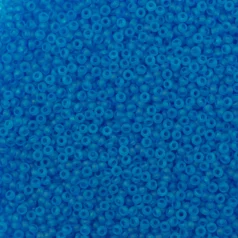 Czech Seed Beads, 10/0 - Transparent Matt Dark Aqua (loose)