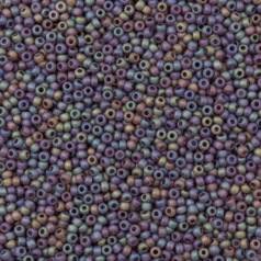 Czech Seed Beads, 10/0 - Transparent Matt Amethyst AB (loose)
