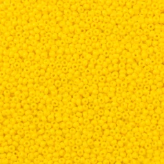 Czech Seed Beads, 10/0 - Opaque Light Yellow (loose)