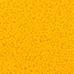 Czech Seed Beads, 10/0 - Opaque Yellow (loose)