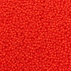 Czech Seed Beads, 10/0 - Opaque Light Red (loose)