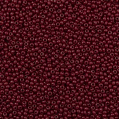 Czech Seed Beads, 10/0 - Opaque Red Dark Coral (loose)
