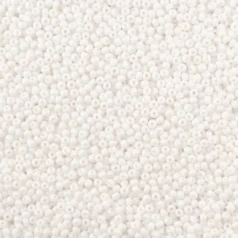 Czech Seed Beads, 11/0 - Opaque White (loose)