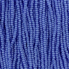 Czech Seed Beads, 11/0 - Opaque Lustre Powder Blue (strung)