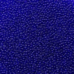 Czech Seed Beads, 10/0 - Transparent Cobalt (loose)