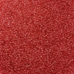Czech Seed Beads, 10/0 - Transparent Dark Pink Rose (loose)