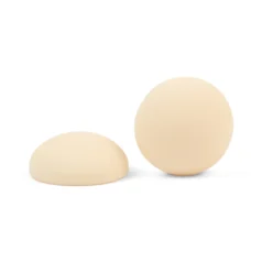 19 mm Round Resin Matt Cabochon -  White