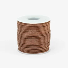 Beazu Waxed Cotton Cord - 0.5mm -  Brown