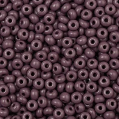 Czech Seed Beads, 6/0 - Opaque Dark Mauve (loose)