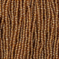 Czech Seed Beads, 11/0 - Transparent Lustre Brown (strung)