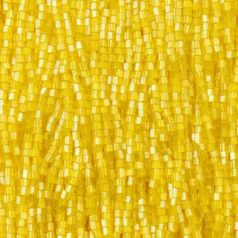 Czech Seed Beads, 10/0, 2-Cut - Transparent Lustre Light Yellow (strung)