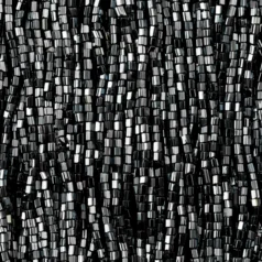 Czech Seed Beads, 10/0, 2-Cut - Iris Gunmetal (strung)