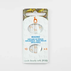 Pack of 5 Beading Needle Sets Size 10 (6 w/threader per pack)