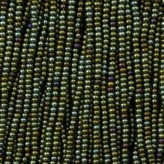 Czech Seed Beads, 11/0 - Iris Brown (strung)