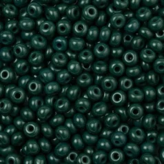 Czech Seed Beads, 6/0 – Opaque Olive Green (loose)