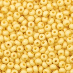 Czech Seed Beads, 6/0 - Opaque Bone (loose)