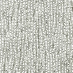 Czech Seed Beads, 13/0 - Silverlined Crystal (strung)