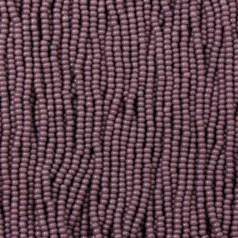Czech Seed Beads, 11/0 - Opaque Dark Mauve (strung)