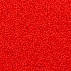 Czech Seed Beads, 11/0 - Opaque Light Red (loose)