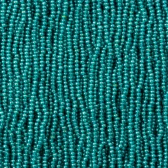 Czech Seed Beads, 11/0 - Transparent Lustre Teal (strung)