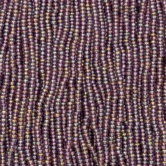 Czech Seed Beads, 11/0 - Transparent Rainbow Light Amethyst (strung)