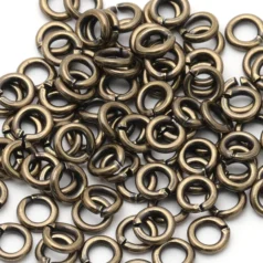 Alternative view of Jumpring 4mm 19 Gauge Antique Brass  Nickel Free