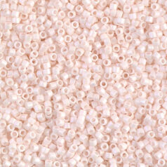 Miyuki Delica - 11/0 - Matte Opaque Bisque White AB DB-1520