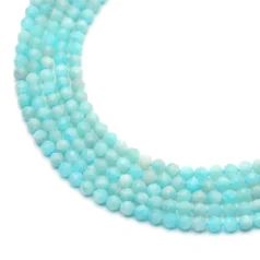 Amazonite 3mm Faceted AA Grade